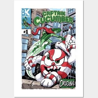 Captain Cucumber #1 Posters and Art